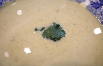 旭川産ほうれん草のポタージュ